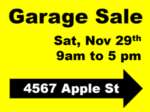 Get Ready to Garage Sale
